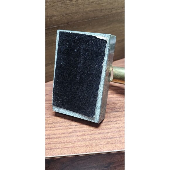 Vintage Brass Plated Timer with Marble base Sand Timer Paperweight - Picture 8 of 12